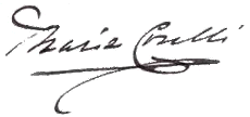 Marie Corelli signature