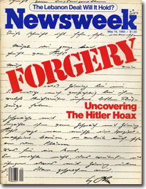 'Newsweek' 16 May 1983 ''Uncovering the Hitler Hoax''