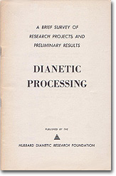 ‘Dianetic Processing: A Brief Survey' (1951)